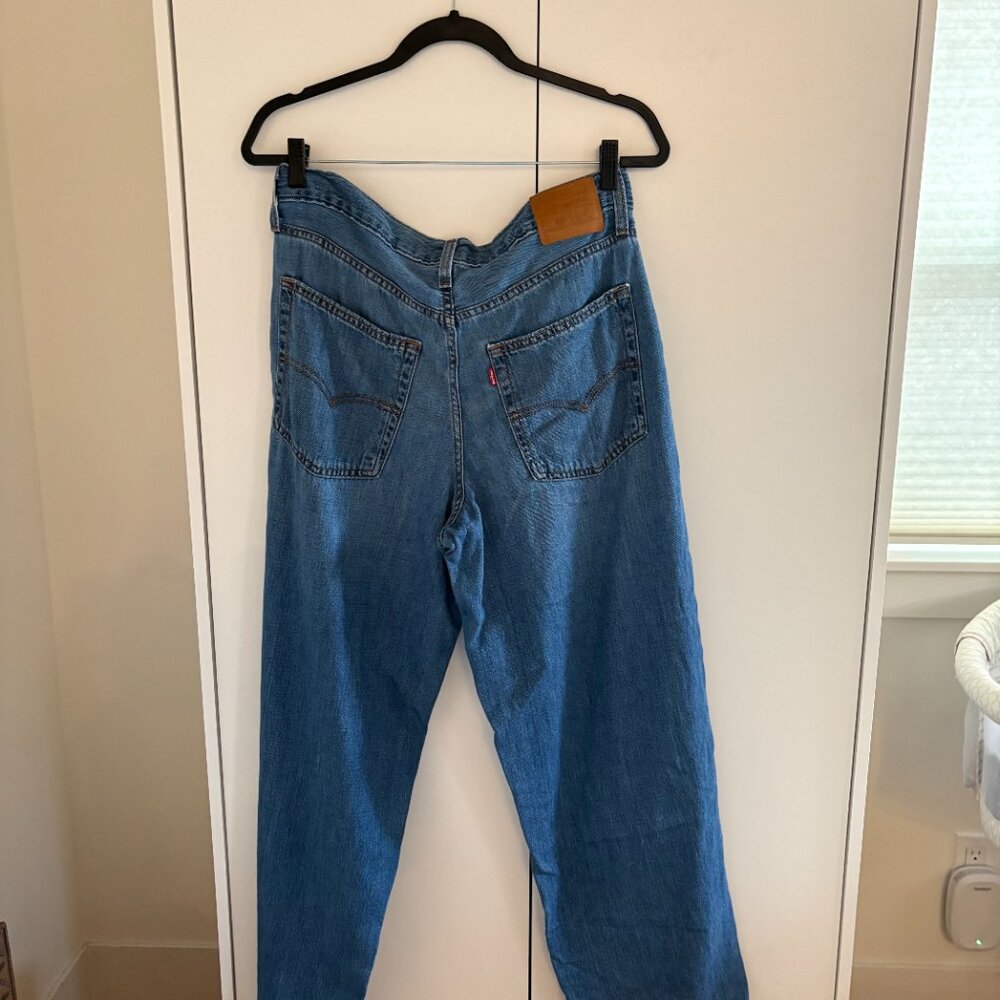 Levi's Blue Boyfriend Jeans - Picture 2 of 5